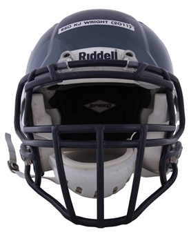 2011 KJ Wright Game Used Seattle Seahawks Helmet (Seahawks Authentication)